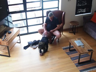 I fuck my sugar daddy in his penthouse. I make him cum in me hope I am pregnant