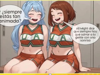 Ochako Uraraka y Nejire le gusta mucho el sexo anal - Boku no hero xxx