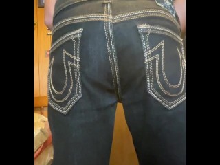 Desperate toilet piss #21 + big and small jean farts