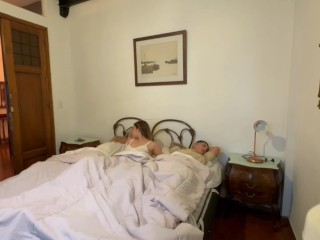 My husband cuckold left me alone with his best friend  on the bed Ft- Onlyrulo - Elnonohub