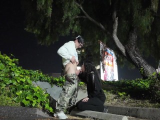 "Don't Get Caught" Public Iraian Teen First Date Sneaky Suck & Fuck Creampie