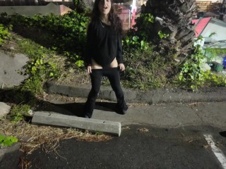 "Don't Get Caught" Public Iraian Teen First Date Sneaky Suck & Fuck Creampie