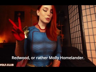 Little Whore Felt the Full Power of Fem Homelander. Femdom, Creampie - MollyRedWolf
