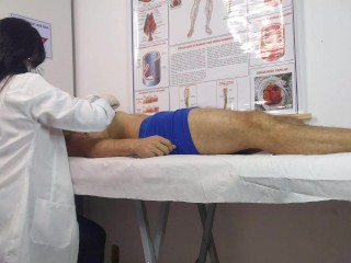 Patient gets erection when he feels the nurse's touch