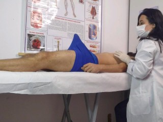 Patient gets erection when he feels the nurse's touch