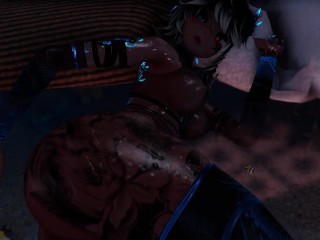 Lovely catgirl rides you in the spa ❤️ - POV - Face Tracking