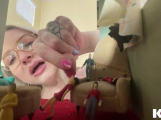 GIANTESS GROWS TINY FARM IN A 7 DAY VORE SCIENCE EXPERIMENT FETISH COMPILATION