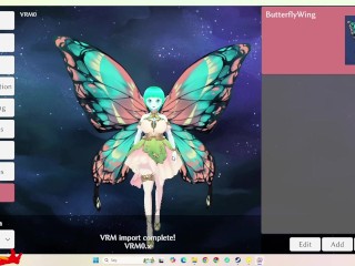 vroid studio VRM Posing Desktop / VRM Adjuster / making a vore Comic