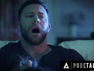 PURE TABOO Hailey Rose CAUGHT With CUM FACIAL From BFF's Stepdad + Stepbro - THE PARTY'S OVER PART 3