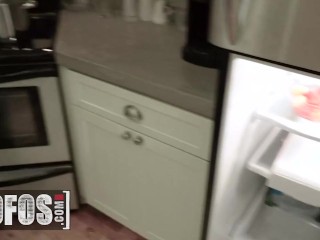 MOFOS - Mandy Flores Catches Her Stepson Sniffing Her Panties So She Sucks His Cock Dry