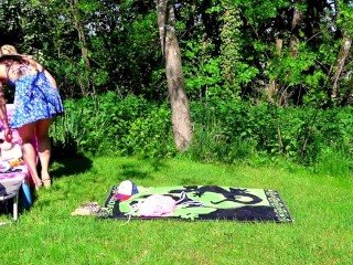 I try my Playboy Bikinni on my garden TRY ON & BACKSTAGE #216 (free version)