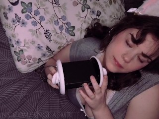 ASMR Sensual Ear Licking in Pyjamas 😺❤️ - AngeASMR