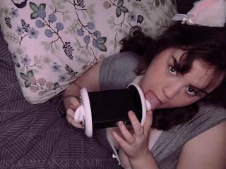 ASMR Sensual Ear Licking in Pyjamas 😺❤️ - AngeASMR