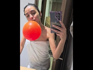 Amateur pop hits before the song is over (Full video on C4S / MV / OF / Membersite)