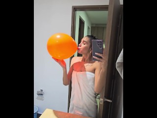 Amateur pop hits before the song is over (Full video on C4S / MV / OF / Membersite)