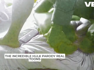 PARODY COSPLAY THE INCREDIBLE HULK HUGE COCK BIGGEST THICK DICK FUCKING SHEHULK