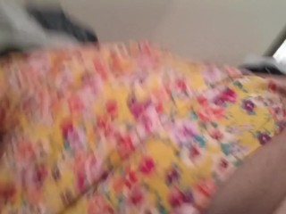 My stepson fucks me  in Doggystyle and riding him with spanking, in My mommy dress 🩷