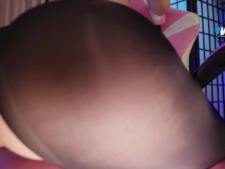 Cyberpunk Lucy`s hottest fun : hard fuck, orgasm & cum on ass