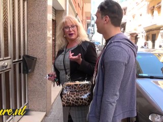 Hot Spanish Granny Senora Fina Gets Fucked After a Date With a Way Younger Man
