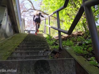 PUBLIC TRAIN SPOTTING AND LOTS OF GOLDEN SHOWER 🥵🥵