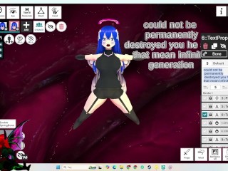 18+ vroid studio VRM Posing Desktop VRM Adjuster / making a vore Comic