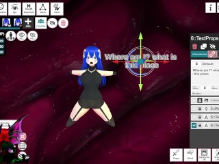 18+ vroid studio VRM Posing Desktop VRM Adjuster / making a vore Comic