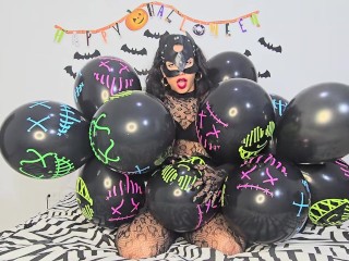 Batman Globes to Blow and Ride, 24-inch  (Full Video on C4S / MV / OF / Membersite)