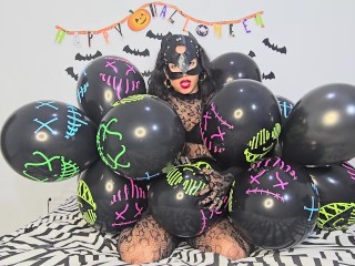 Batman Globes to Blow and Ride, 24-inch  (Full Video on C4S / MV / OF / Membersite)