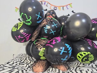 Batman Globes to Blow and Ride, 24-inch  (Full Video on C4S / MV / OF / Membersite)