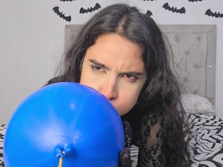 Testing punch balls dressed as Catwoman (Full video on C4S / MV / OF / Membersite)