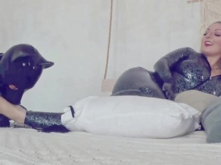 Latex Mistress and Her Rubber Submissive - Positive FemDom and Role Play.