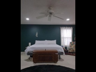 Nakie chore time- making the bed