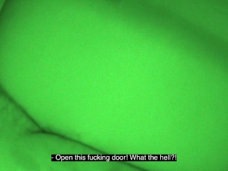 Rough sex with a stranger in the toilet of a night club, while somebody is trying to get inside