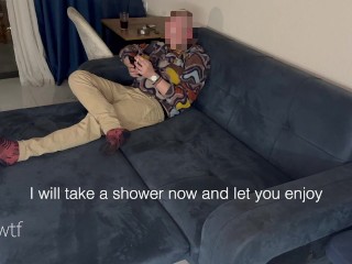 ANAL with Russian GF and her SKINNY Friend