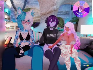 Pink shortstack get's pinned down by a femboy shark and succubus | 05.02.2025 stream vod trailer