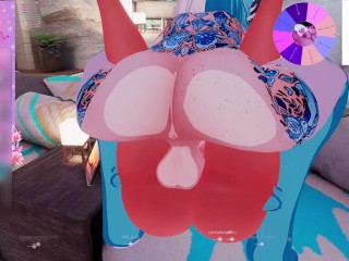 Pink shortstack get's pinned down by a femboy shark and succubus | 05.02.2025 stream vod trailer