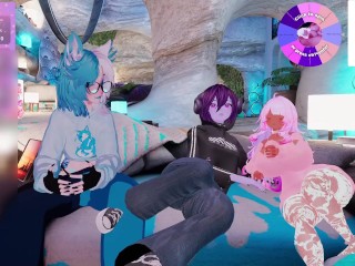 Pink shortstack get's pinned down by a femboy shark and succubus | 05.02.2025 stream vod trailer