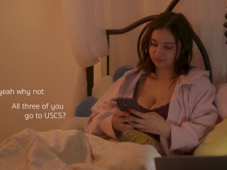 Risky Public Car Sex with college girl Hailey Rose - All Or Nothing Movie Part 1