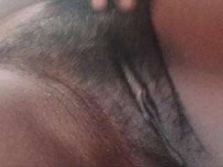 EBONY EXPOSE  FAT PUSSY MASTERBATE  FOR U DADDY ORGASM