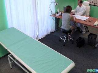 Teen wants Doc to show her HOW TO FUCK BAREBACK - Fake Hospital
