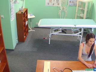 Teen wants Doc to show her HOW TO FUCK BAREBACK - Fake Hospital