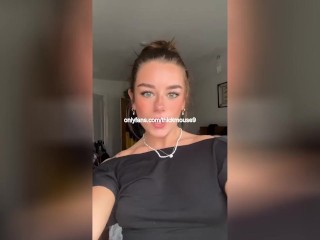 TikTok Live's Glory Hole Virgin: First Blowjob, First Squirt