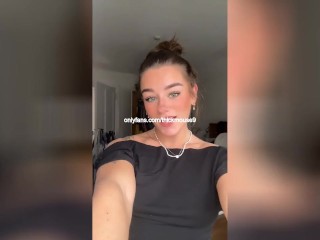 TikTok Live's Glory Hole Virgin: First Blowjob, First Squirt