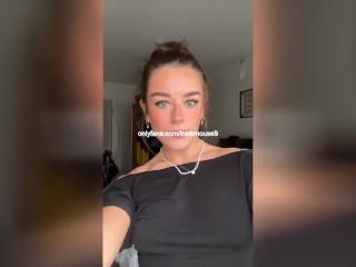TikTok Live's Glory Hole Virgin: First Blowjob, First Squirt