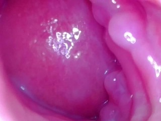 1st Doggy Creampie with Internal Cam - Booty Massage Ends in Cum Kissing 🎥🍑💋