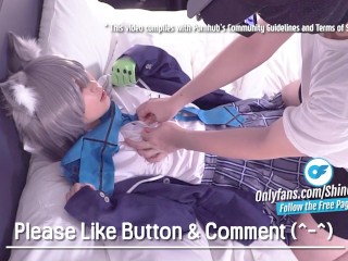 【Blue Archive】💙Enjoying Rough sex with Shiroko cosplay, hentai shemale Femboy Crossdresser 4