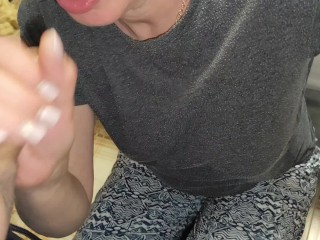 Stepmom Mature MILF her Stepson’s his Cock and Swallow his Cum