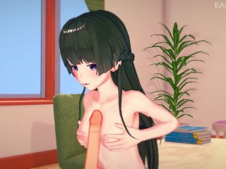 My girlfriend at school gives me a titjob