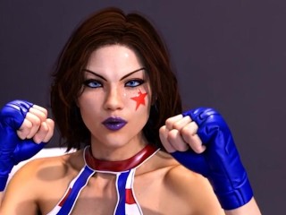 Arrogant Wresting Diva gets face fucked by a hung Luchadore