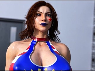 Arrogant Wresting Diva gets face fucked by a hung Luchadore